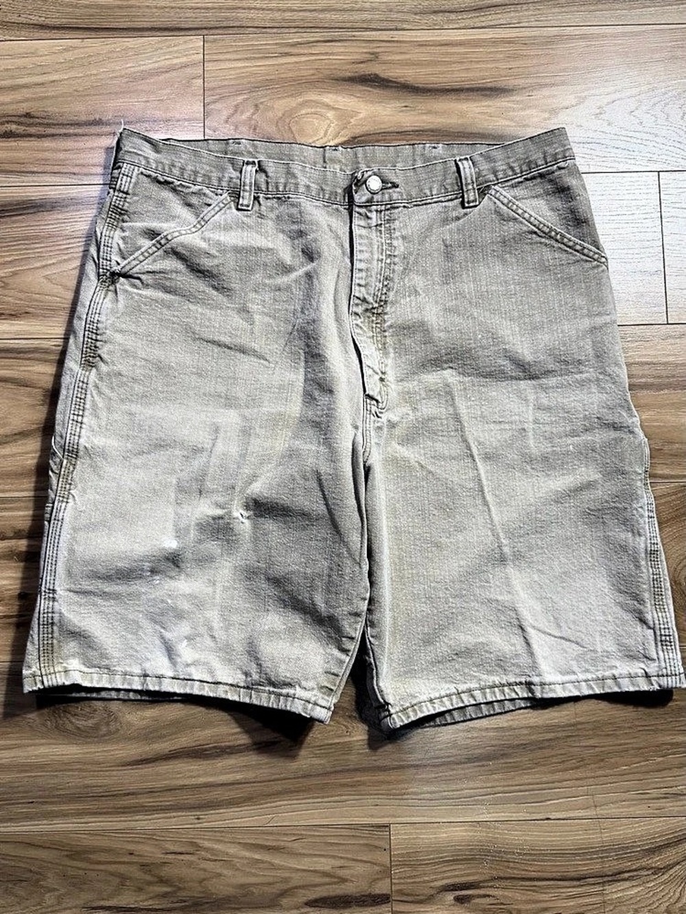 Men's Cargo Shorts Brown Waist 36